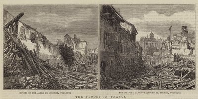 De overstromingen in Frankrijk door Henry William Brewer